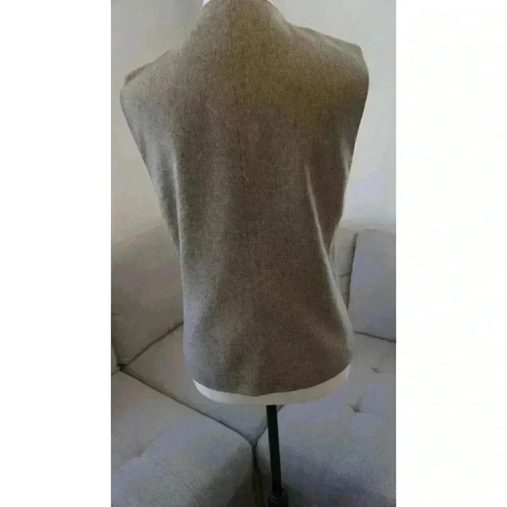 Joseph Abboud Men's Brown Wool Blend Vest, Size S - Picture 5 of 12
